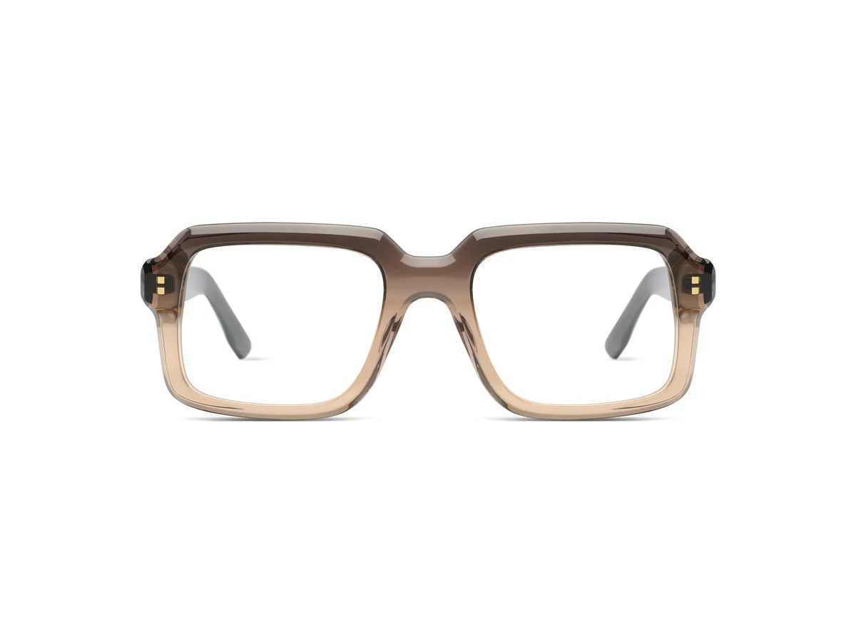 Komono The Teddy Sandscale 2604 Brown Gradient Acetate Rectangular Optical Eyeglasses Frame