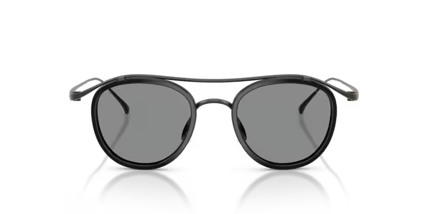 Giorgio Armani 0AR6179T 340402 Matte Black Phantos Sunglasses