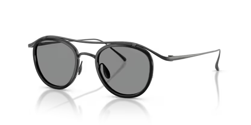 Giorgio Armani 0AR6179T 340402 Matte Black Phantos Sunglasses