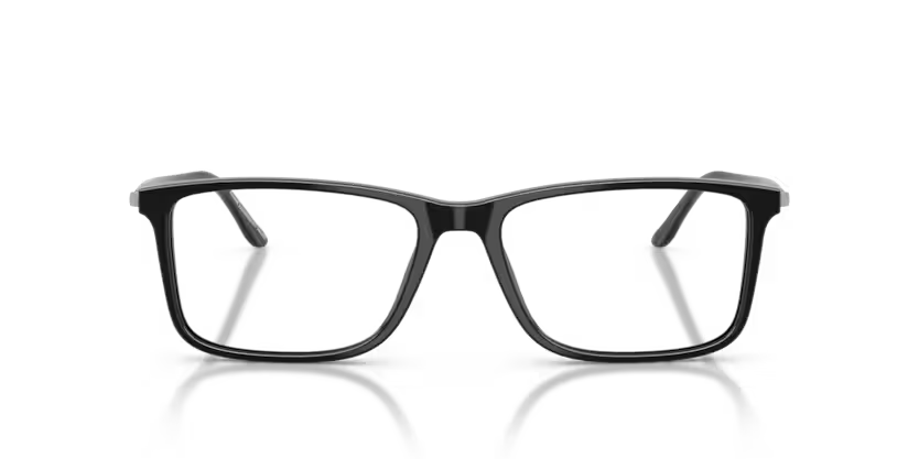 Giorgio Armani 0AR7261 6272 Polished Black Rectangular Optical Frame