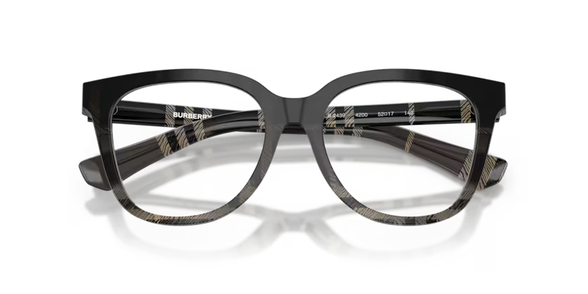 Burberry 0BE2439 4200 (Size 52-M) – Grey Check