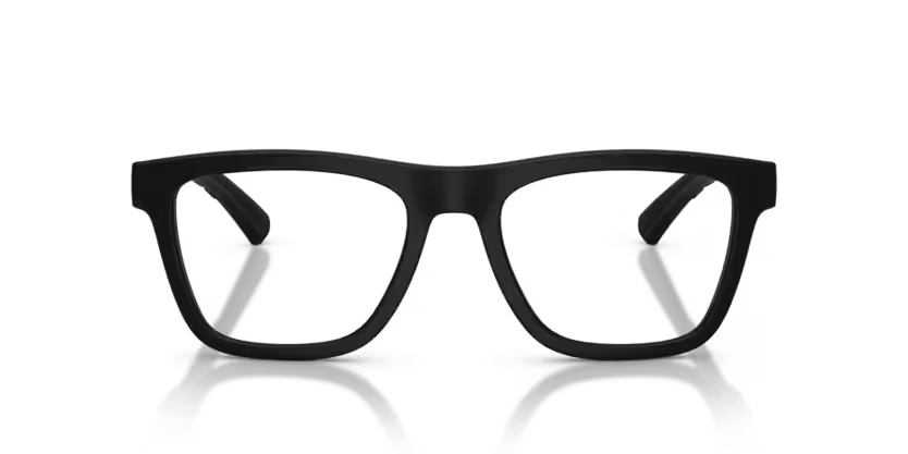 Burberry Textured Check 0BE2452U 3464 Matte Black Luxury Rectangle Optical Frame