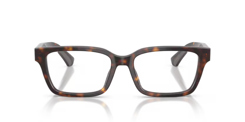Burberry 0BE2453 4205 Dark Havana and Crystal Luxury Rectangular Optical Frame