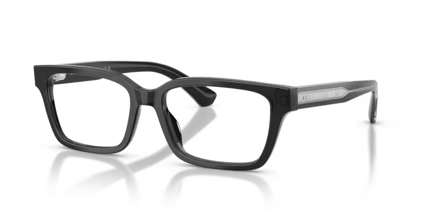 Burberry Classic 0BE2453 4211 Polished Grey and Crystal Luxury Rectangle Optical Frame
