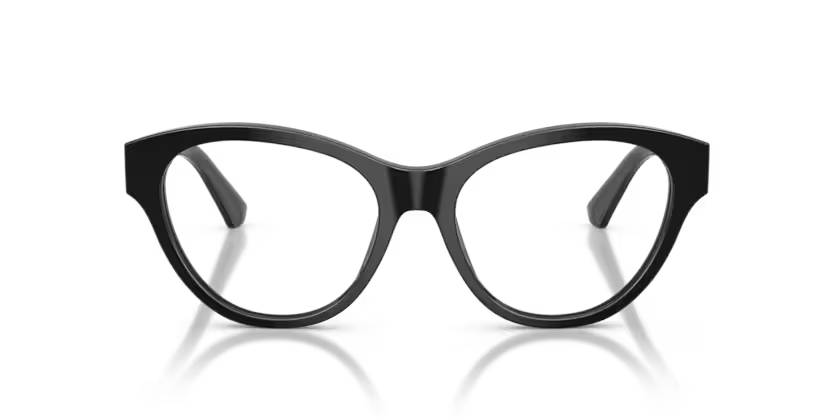 Burberry Ekd 0BE2458 3001 Polished Black Luxury Cat Eye Optical Frame