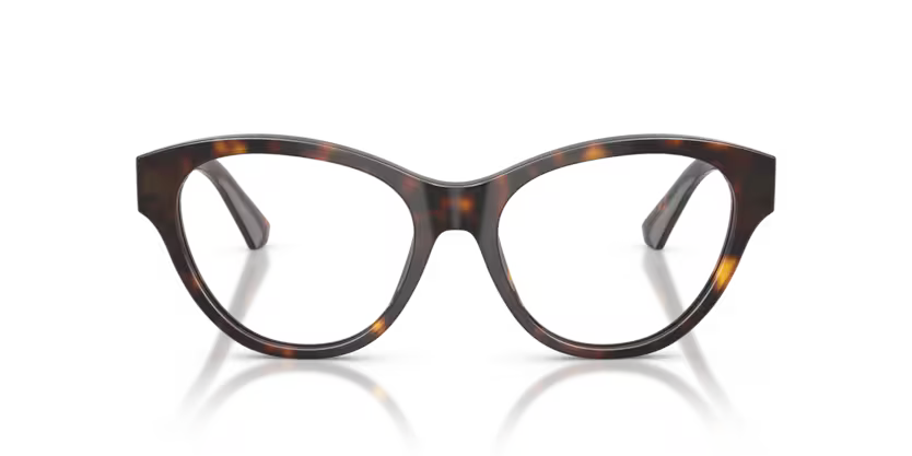 Burberry Ekd 0BE2458 3002 Polished Dark Havana Luxury Cat Eye Optical Frame