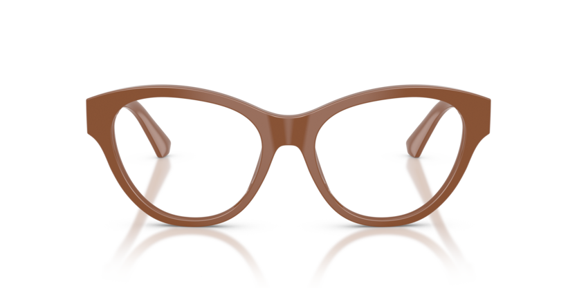 Burberry Ekd 0BE2458 4222 Polished Brown Luxury Cat Eye Optical Frame