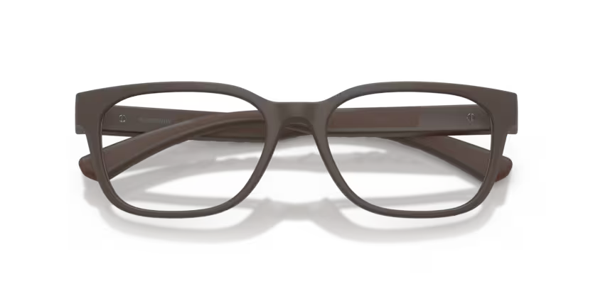 Burberry Textured Check 0BE2460D 4234 Matte Brown Luxury Rectangle Optical Frame