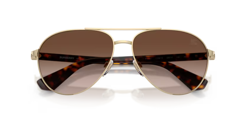 Burberry 0BE3167 110913 Light Gold Brown Gradient