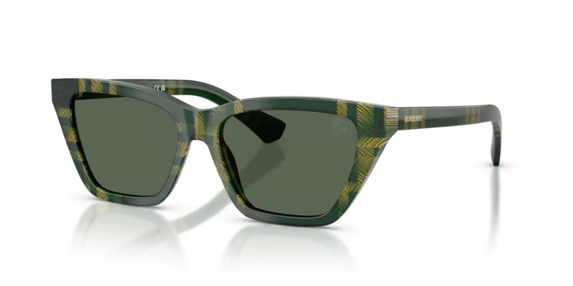 Burberry 0BE4468 416971 Check Green Dark Green
