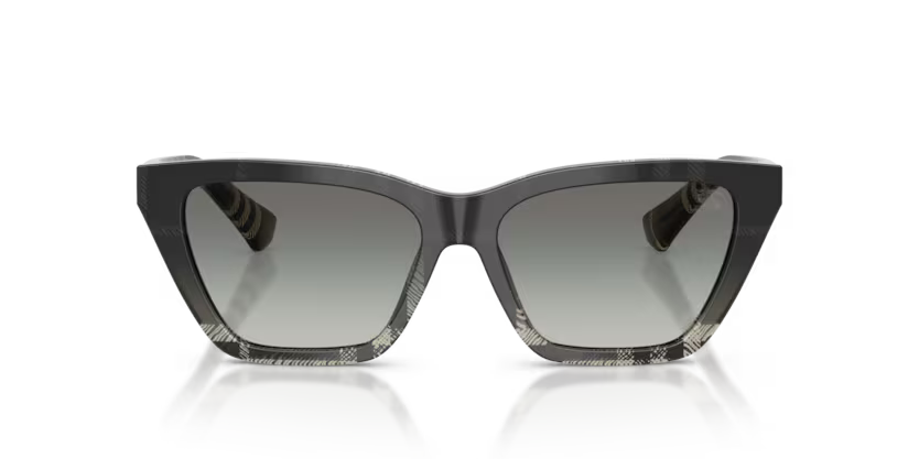 Burberry 0BE4468 420011 Grey Check Grey Gradient