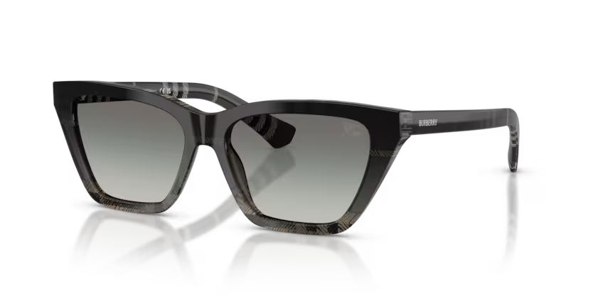 Burberry 0BE4468 420011 Grey Check Grey Gradient