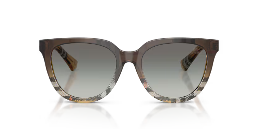 Burberry 0BE4469 420211 Check Sand Grey Gradient (Size 53)