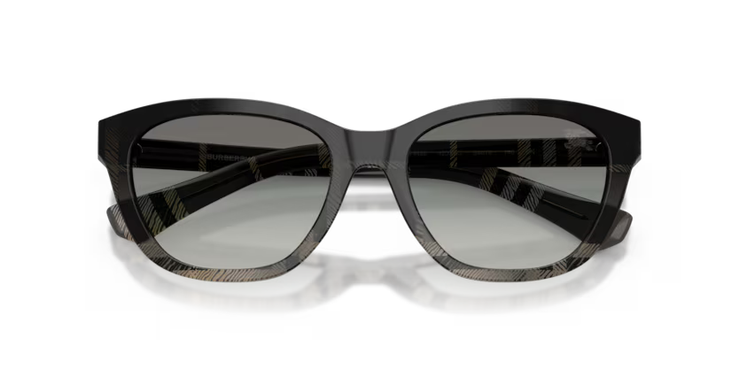 Burberry Gradient Check 0BE4486 42008G Polished Check Gradient Grey Luxury Rectangle Grey Gradient Sunglasses