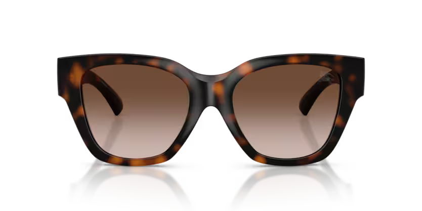 Burberry Heritage 0BE4489U 300213 Polished Dark Havana Luxury Square Sunglasses