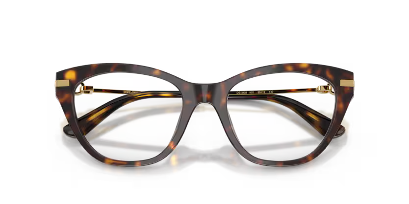 Dolce & Gabbana 0DG3428 502 Havana Gold (Size 51)