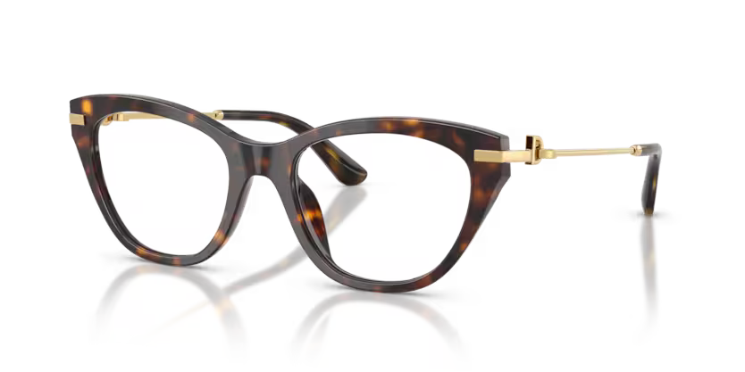 Dolce & Gabbana 0DG3428 502 Havana Gold (Size 51)