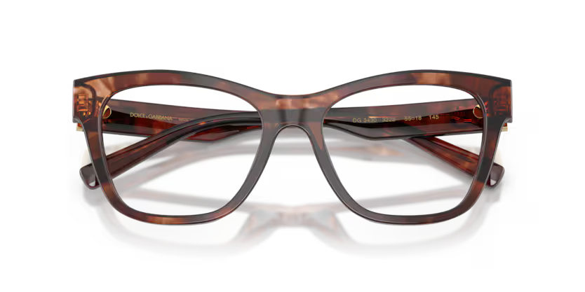 Dolce & Gabbana 0DG3430 3222 - Dark Red Havana