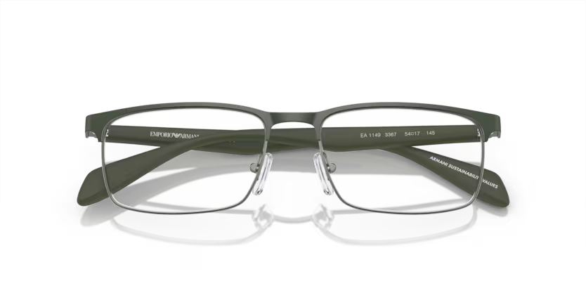 EMPORIO ARMANI 0EA1149 3367 – Matte Gunmetal/Green
