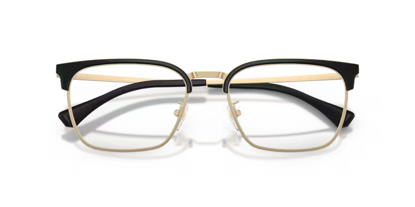 Emporio Armani Essential Leisure 0EA1186D 3002 Matte Pale Gold Luxury Square Optical Frame