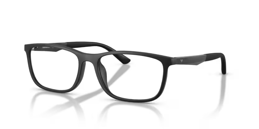 Emporio Armani 0EA3280U 5001 Matte Black Pillow Optical Frame