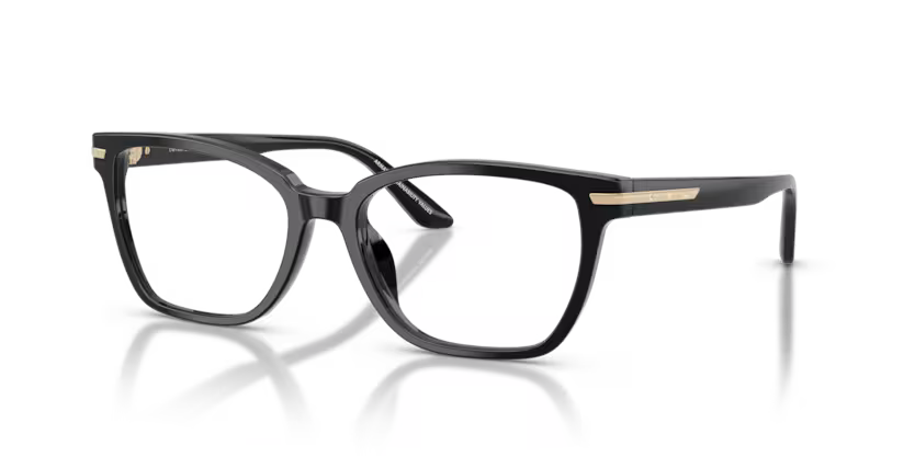 Emporio Armani EA3282BU 5017 Shiny Black Cat Eye Optical Frame