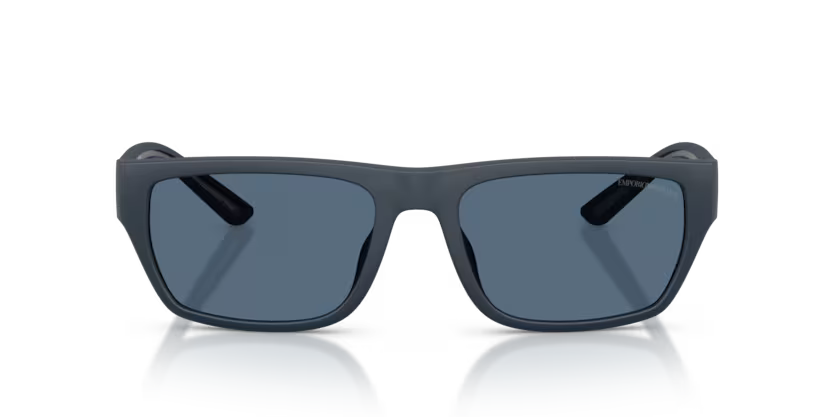 Emporio Armani 0EA4267U 618580 Rubberized Matte Blue Pillow Sunglasses