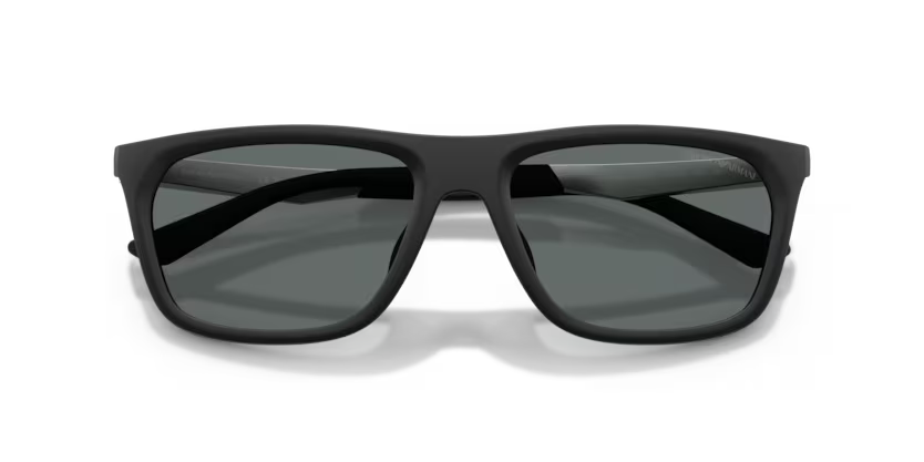 Emporio Armani EA4272U 500181 Matte Black Pillow Polarized Sunglasses