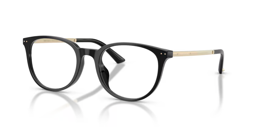 Jimmy Choo JC3055D 5000 Black & Pale Gold Phantos Optical Frame