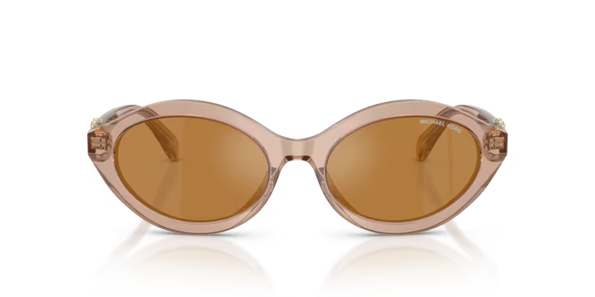 MICHAEL KORS 0MK2257U 34016H – Transparent Tan / Gold Mirror (Size 55)