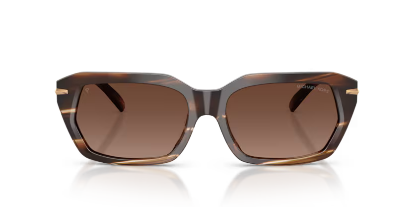 MICHAEL KORS 0MK2265U 4039T5 – Brown Horn / Brown Solid Polarized (Size 54)