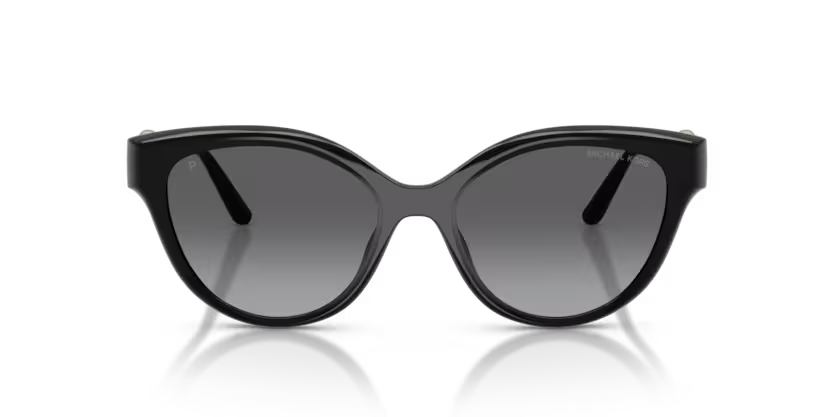 Michael Kors Nagoya 0MK2271U 3005T3 Polished Black Luxury Polarized Cat Eye Sunglasses