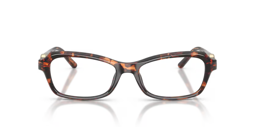 Michael Kors Bold Hakone 0MK4182U 4031 Polished Luggage Tortoise Full Rim Rectangle Eyeglasses Frame