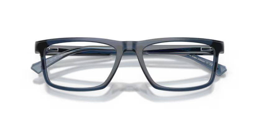 Michael Kors Kahulu 0MK4189U 3002 Navy Transparent Luxury Urban Cool Rectangle Optical Frame
