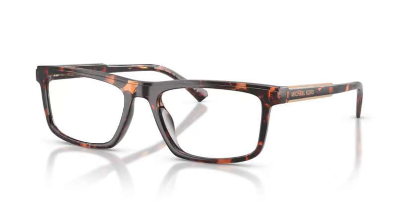 Michael Kors Kahulu 0MK4189U 3006 Polished Dark Tortoise Luxury Urban Cool Rectangle Optical Frame