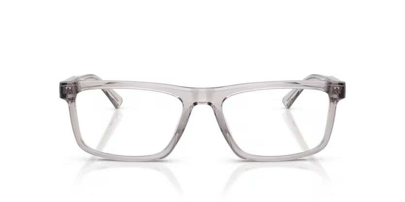Michael Kors Kahulu 0MK4189U 3400 Polished Grey Transparent Luxury Urban Cool Rectangle Optical Frame