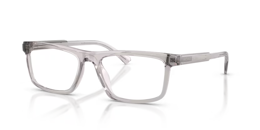 Michael Kors Kahulu 0MK4189U 3400 Polished Grey Transparent Luxury Urban Cool Rectangle Optical Frame