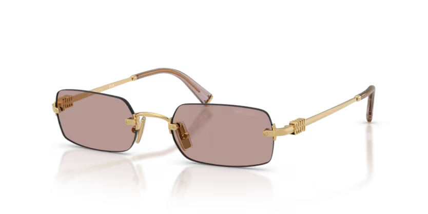 Miu Miu 0MU B50S 5AK20I – Gold (Size 52)