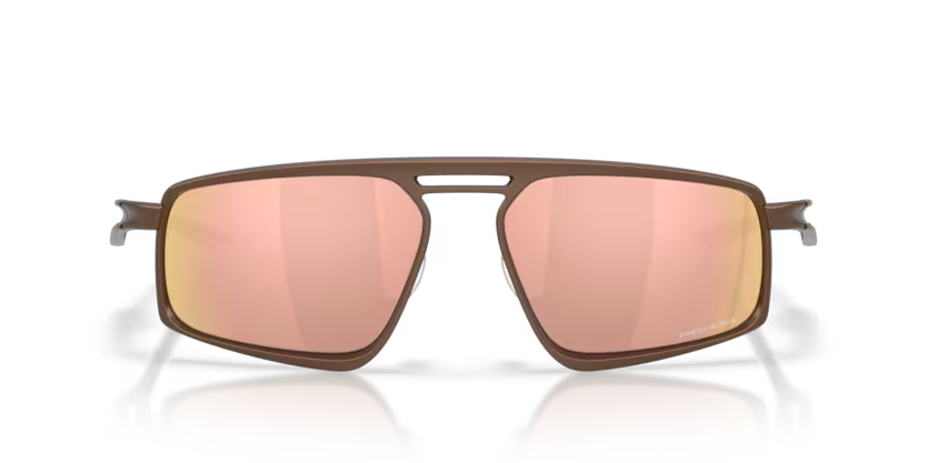 Oakley 0OO6031 Color 603103 Matte Bronze Titanium Frame with Prizm Rose Gold Lenses