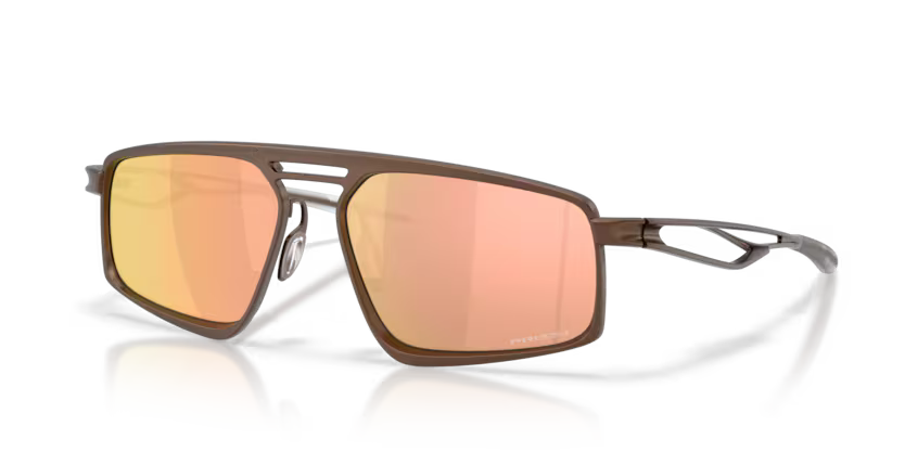 Oakley 0OO6031 Color 603103 Matte Bronze Titanium Frame with Prizm Rose Gold Lenses