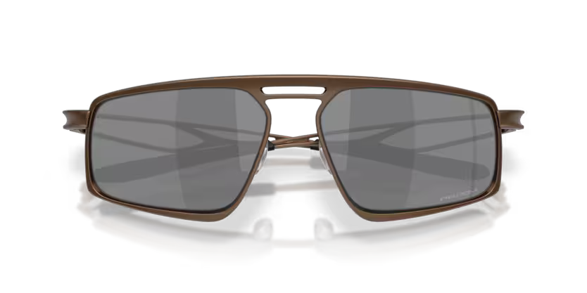 Oakley 0OO6031 Bushwick Color 603104 Matte Mahogany Titanium Frame with Prizm Black Lenses