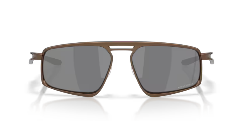 Oakley 0OO6031 Bushwick Color 603104 Matte Mahogany Titanium Frame with Prizm Black Lenses