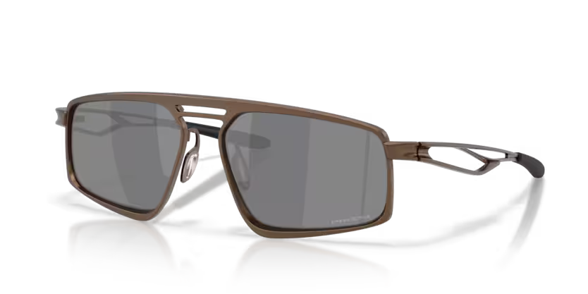 Oakley 0OO6031 Bushwick Color 603104 Matte Mahogany Titanium Frame with Prizm Black Lenses