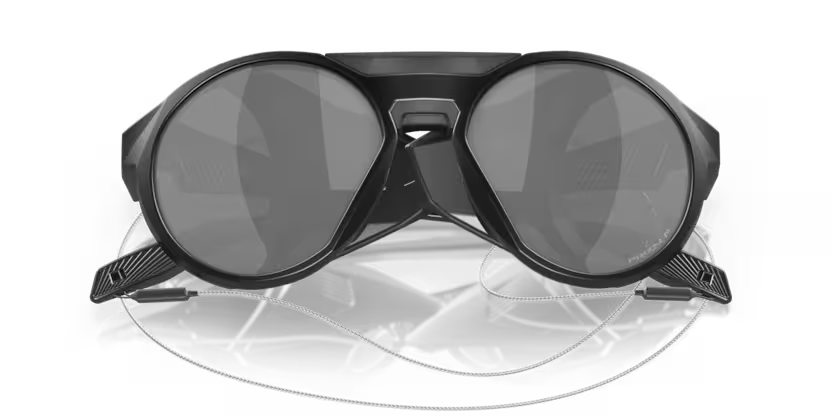 Oakley Clifden 0OO9440 944009 Matte Black Full Rim Round Polarized Prizm Black Mirror Lens Sport Performance Sunglasses