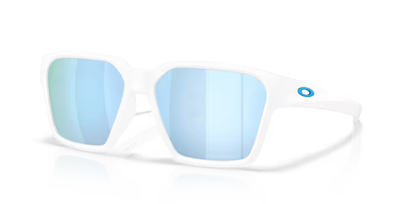 Oakley 0OO9497 Briza 949704 Matte White O-Matter Square Polarized Sunglasses with Prizm Deep Water Polarized Lenses