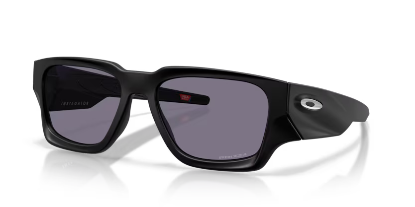 Oakley 0OO9514 Instagator 951401 Matte Black O_Matter Rectangular Sunglasses – Prizm Grey Lenses