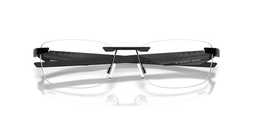 Oakley 0OX3126 Steakhouse 1.0 312601 Satin Black Rimless Optical Frame