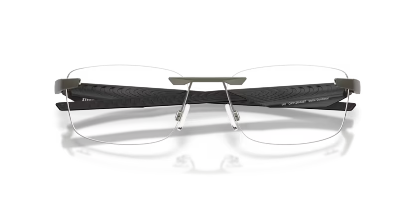 Oakley 0OX3126 Steakhouse 1.0 312602 Matte Gunmetal Rectangle Optical Frame