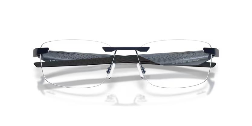 Oakley 0OX3126 Steakhouse 1.0 312603 Matte Midnight Rimless Optical Frame