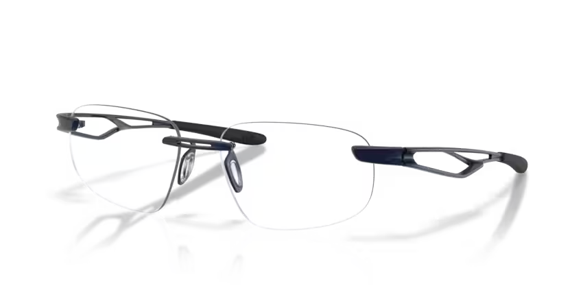 Oakley 0OX5096 Marais Color 509603 Matte Midnight Titanium Rimless Frame with Clear Demo Lenses